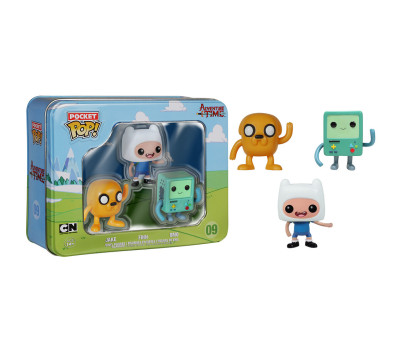Набор миниатюрных виниловых фигурок Финн, Джейк и БИМО от Funko