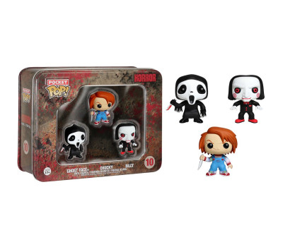 Виниловые фигурки Чаки, Призрачное лицо и Билли от Funko